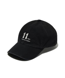 No11 Cap - Washed Black