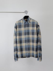 OVERSIZED FLANNEL CHECK SHIRTS_LIGHT BLUE