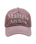 와이케이(WAIKEI) 말티즈 아카이브 나일론 볼캡 핑크