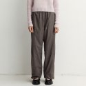 르(LE) coated banding jogger pants (khaki)