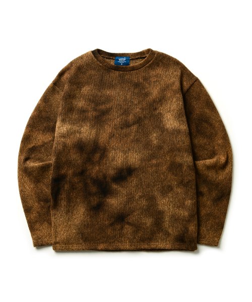 Трикотаж Tie-Dye Brown