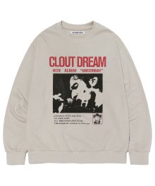 FRONT MAN CREWNECK [WARM GREY]