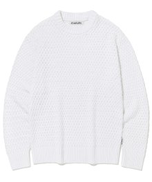 BASKET CABLE ROUND KNIT [IVORY]