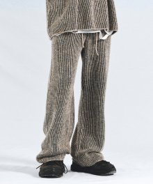 Illusion Sweater Pants(LIGHT BROWN)