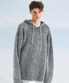 Illusion Hoodie Sweater(LIGHT GRAY)