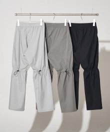 Knee String Nylon Banding Pants [3 Colors]