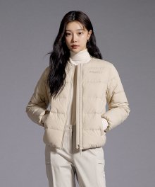 여성 픽토르U 구스다운 경량패딩 (L/BEIGE)