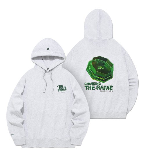 Худи оверсайз UFC 30th Octagon Melange Gray U2HDU3319M1