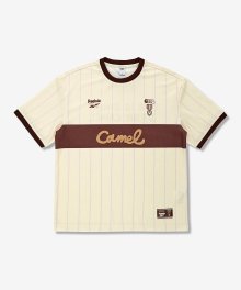 Reebok X camel coffee 블록코어 티셔츠 - 카멜