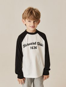 래글런 싱글 티셔츠 HFTS-34210 BLACK