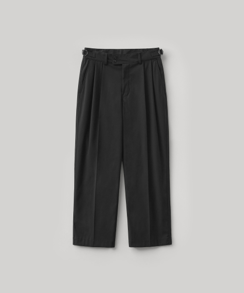 スーツ ANOTHER OFFICE / Santiago Slacks BLACK L ANOTHER OFFICE - Santiago Slacks Standard / スラックス