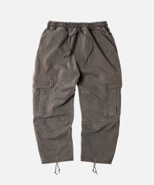 PIGMENT DYEING CARGO SWEAT PANTS _ BROWN