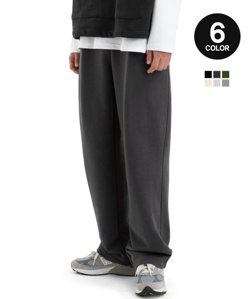 MUSINSA | BRENSON Cored one-tuck wide pants (6 Colors)