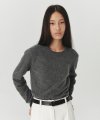 Essential Wool Round Knit - Charcoal