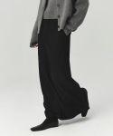 르바(LEVAR) Straight Maxi Skirt - Black