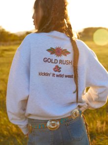 GOLD RUSH SWEATSHIRT WHITEMELANGE