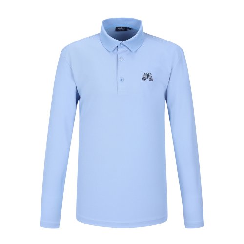 Color Basic поло Shirts_S/Blue (мужское)