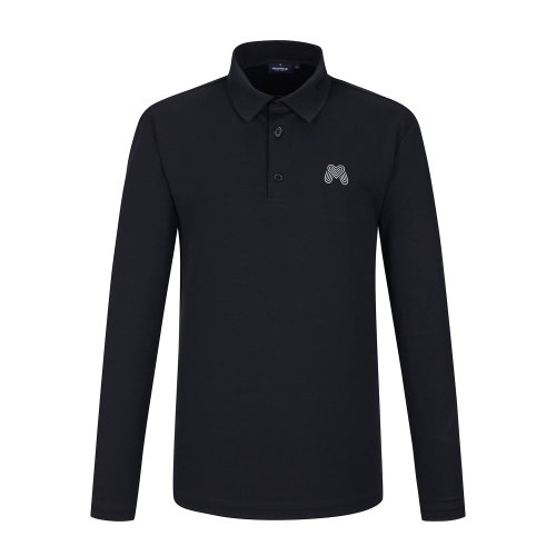 Color Basic поло Shirts_черный (мужское)