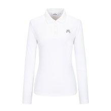 Collar Point Basic Polo Shirts_O/White