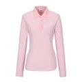 Collar Point Basic Polo Shirts_L/Pink
