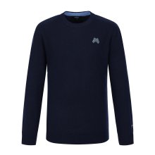 Basic Round Knit Sweater_Navy (Men)