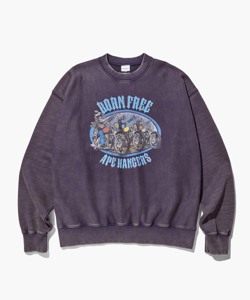MUSINSA OUTSTANDING MOT SERIES SWEAT(BORN FREE) VINTAGE NAVY MUSINSA OUTSTANDING MOT SERIES SWEAT(BORN FREE) VINTAGE NAVY