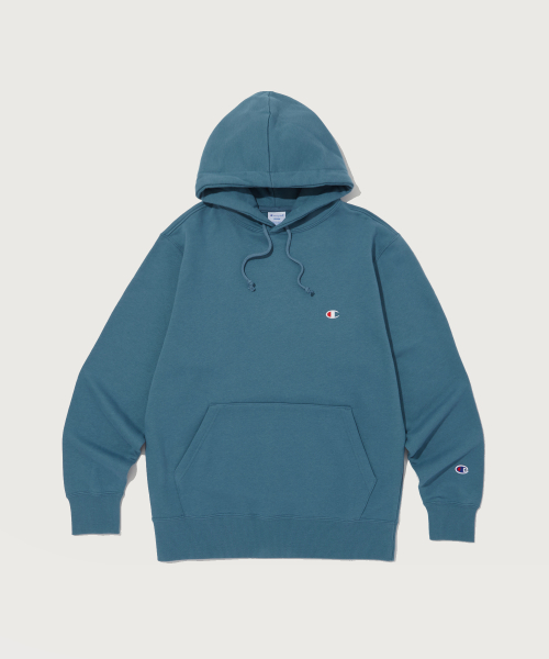 Худи с базовым логотипом C Turquoise Blue