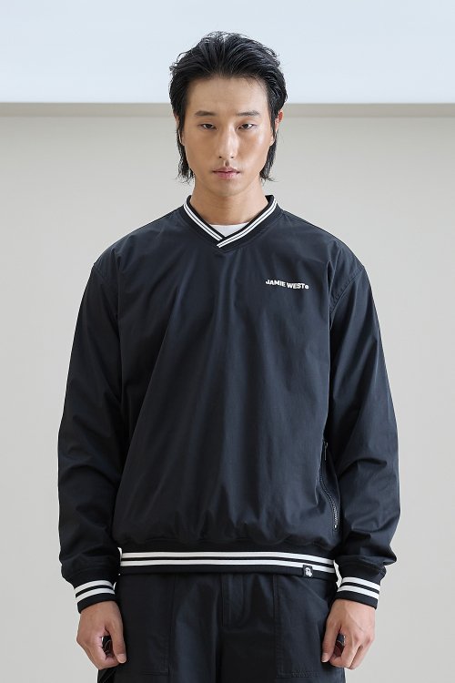 Пуловер Squad V-neck Woven (Black)