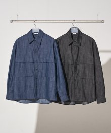 Clean Denim Fold Shirts [2 Colors]