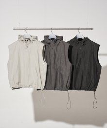 Nylon Hood String Vest [3 Colors]
