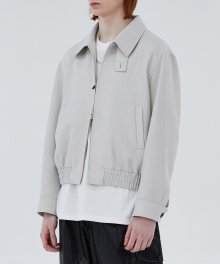 WOOL BLOUSON (WHITE DOVE)