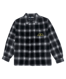 Humanity Graphic Flannel Shirt_Black