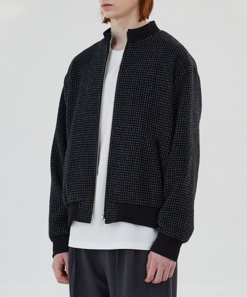 WOOL ZIP UP куртка (BLACK)