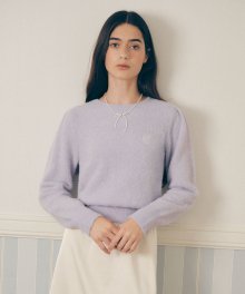 PUFF SLEEVE KNIT LAVENDER