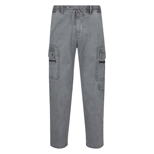 Мужские брюки карго из фактурного хлопка Dark Blue
