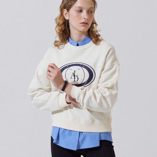 Свитшот ALD с вышитым логотипом Cream Beige