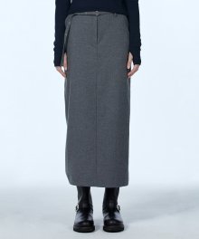 Long&Lean skirt - GREY