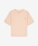 아크네 스튜디오(ACNE STUDIOS) 남성 에디 포켓 핑크 라벨 반팔 티셔츠 - 핑크 / CL0219AD5