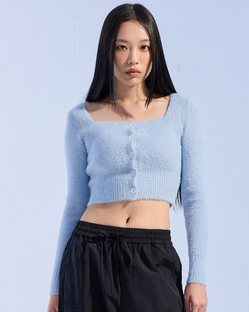 Square Neck Crop Top – SKIES ARE BLUE