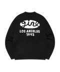 JQD CIRCLE LA KNIT ZIP JACKET black