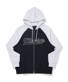 RAGLAN HOOD ZIP-UP NAVY