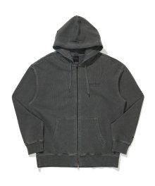 PIGMENT HOOD ZIP-UP DARK GRAY