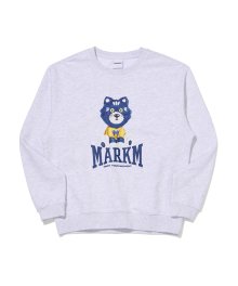 CAT GRAPHIC SWEATSHIRT LIGHT GRAY