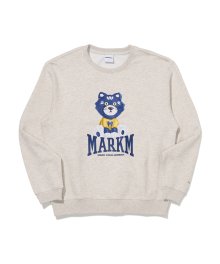 CAT GRAPHIC SWEATSHIRT OATMEAL