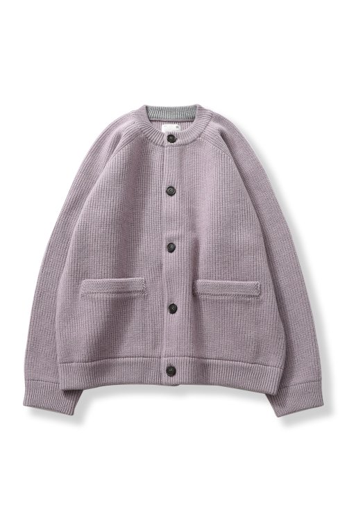Annette Superfine Wool Heavy Rib трикотаж Cardigan Lavender