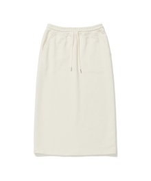 (W) M LOGO SWEAT SKIRT IVORY