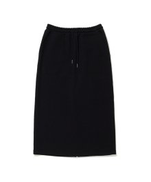 (W) M LOGO SWEAT SKIRT BLACK