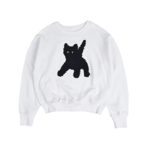 Tシャツ・カットソー AEAE Flashed Cats Eye Raglan HoodieBLACK/IVORY ☆aeae☆FLASHED CATS EYE CROP T-SHIRTS☆送料・関税込 (AEAE/T