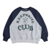 Keep Writing Club Raglan Sweatshirts -[NAVY]
