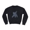 Flashed Cats Angora Knit -[BLACK]